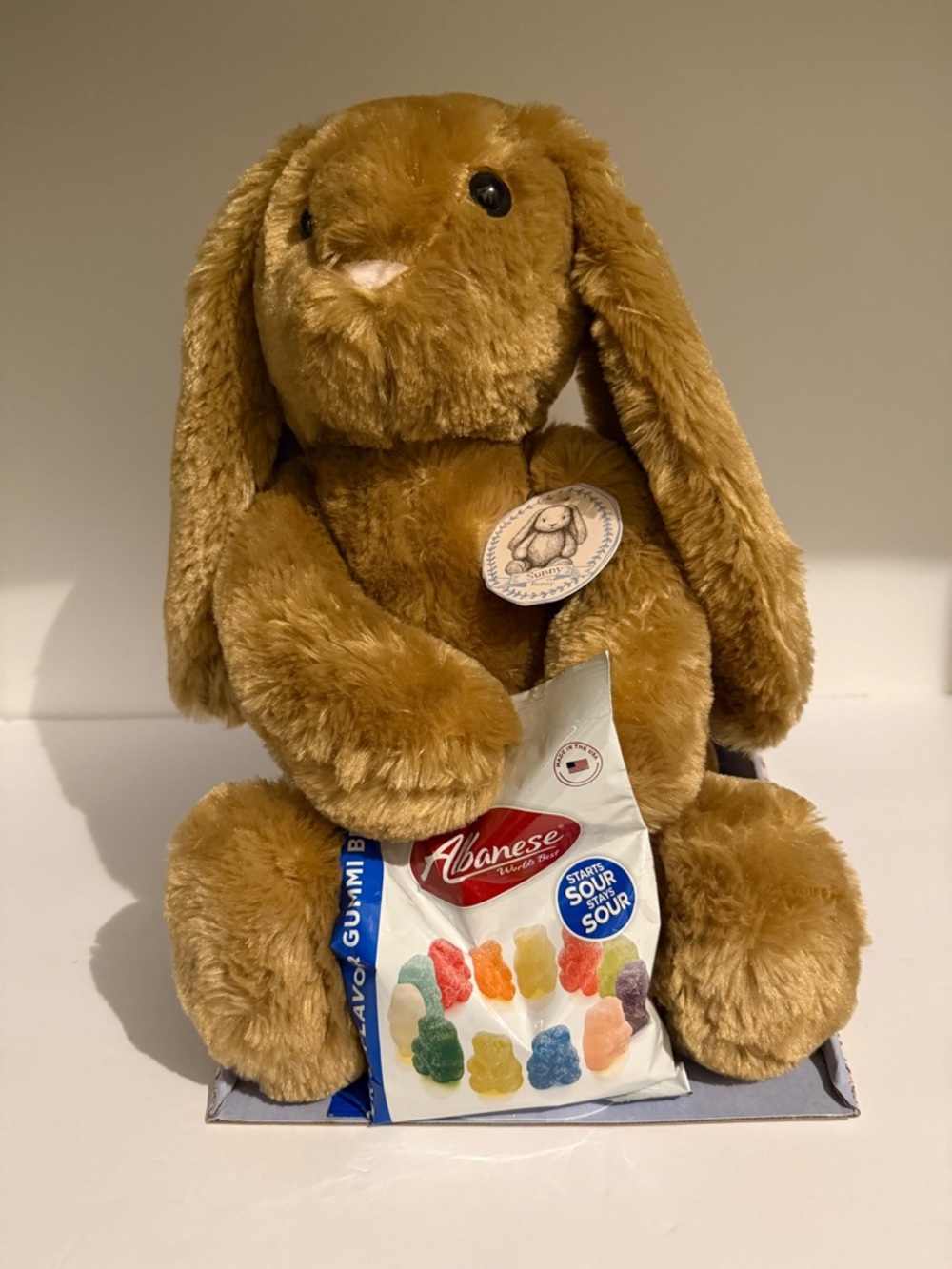 Classic Plush Brown Bunny Stuffed Animal - Cozy Lovey